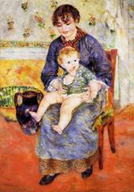 Ренуар Мать и дитя 1881г